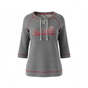 Detroit Red Wings lace-up sweatshirt